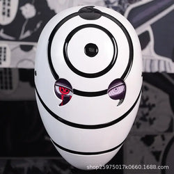 Obito Cosplay Mask: High Gloss Akatsuki Anime Prop
