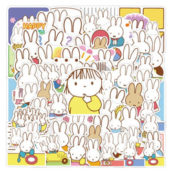 Miffy Graffiti Stickers Pack for Laptop, Phone, Scooter, Water Bottle, Suitcase, Stationery, Fridge (Online Order Only)