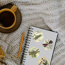 58PCS Insect Specimen Sticker Cartoon Vintage DIY Phone Laptop Luggage Skateboard Graffiti Decals Fun for Kid Stickers Toy (ONLINE ORDER ONLY)