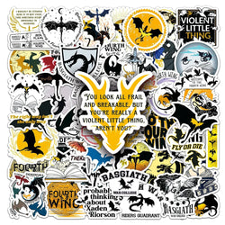 Anime Fantasy Stickers 10/30/50pcs Waterproof for Skateboard Laptop Phone Suitcase Car (Online Order Only)