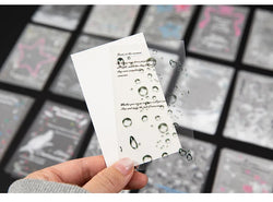30pcs/pack Korean PET Transparent Sealing Decorative Stickers Cute Sticker for Idol Card Collage Material Journal DIY Decoration (ONLINE ORDER ONLY)