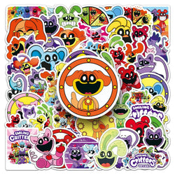 Smiling Critters Horror Game Stickers for Phone Laptop Luggage Skateboard Decals (ONLINE ORDER ONLY)
