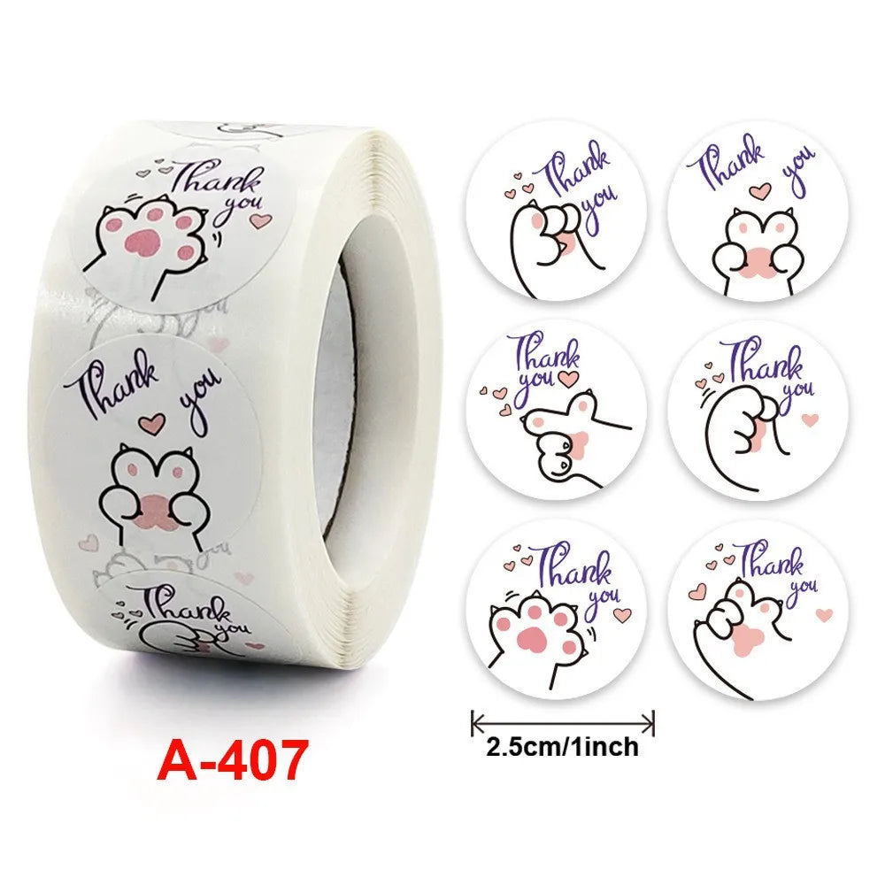 50-500PCS Cute Cartoon Reward Stickers Children Girl Gift Scrapbook Decoration Label 1Inch Handmade DIY Cartoon Toy Stickers (ONLINE ORDER ONLY)