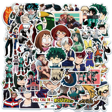 My Hero Academia Stickers Deku Bakugou All Might Anime Decals 10/30/50/100pcs (ONLINE ORDER ONLY)