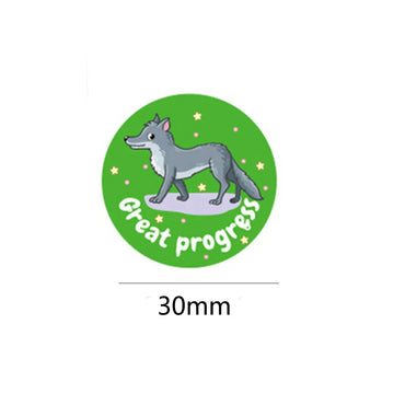 100-300pcs NEW Kids' Motivational Stickers Cute Animal Reward Sticker Friendly Campus Office Classification Self-adhesive label﻿ (ONLINE ORDER ONLY)