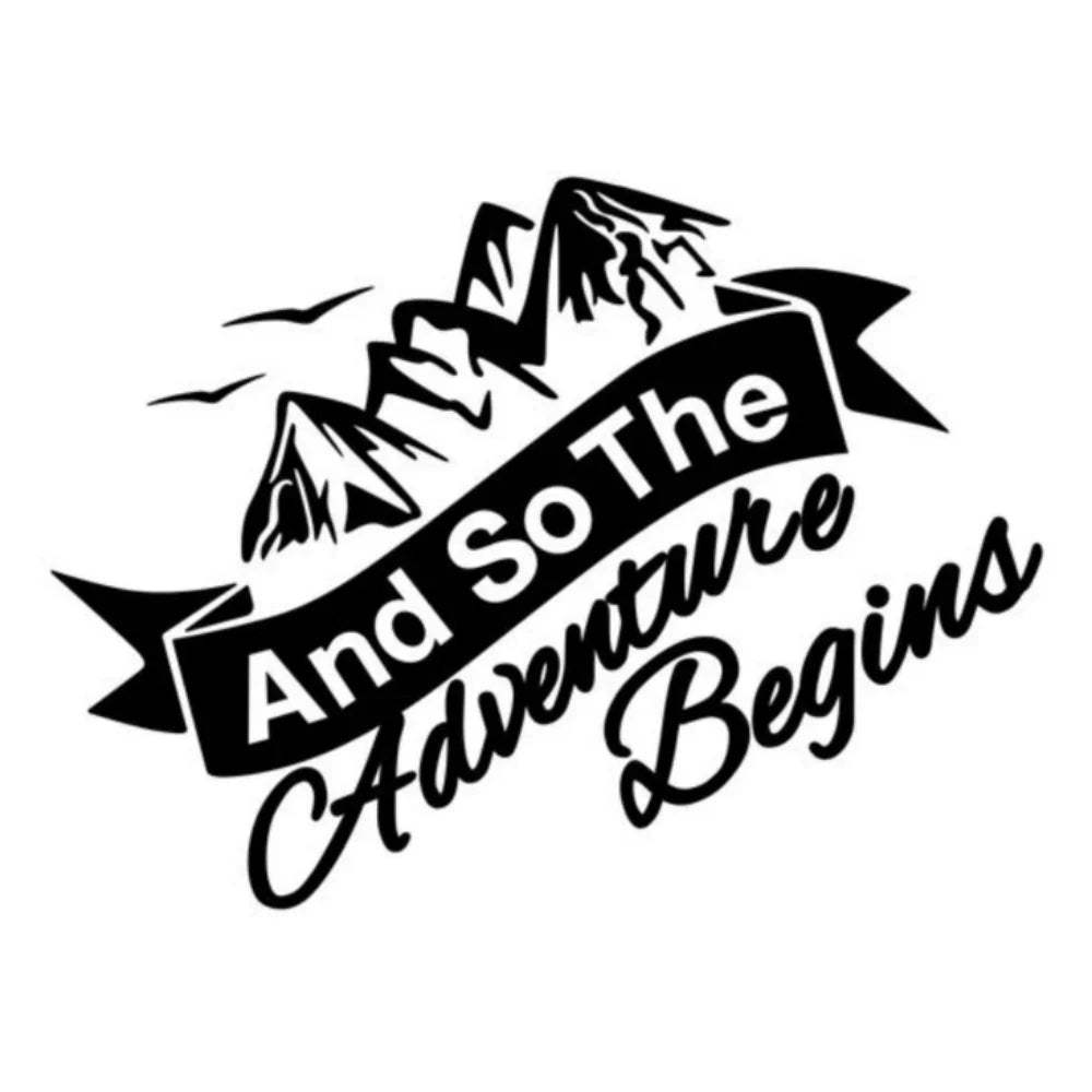 Car Adventure Mountain Sticker for Van Camper Caravan Truck Camping Rv Cargo Motorhome Decor Decal Cover Accessories Car Sticker (ONLINE ORDER ONLY)
