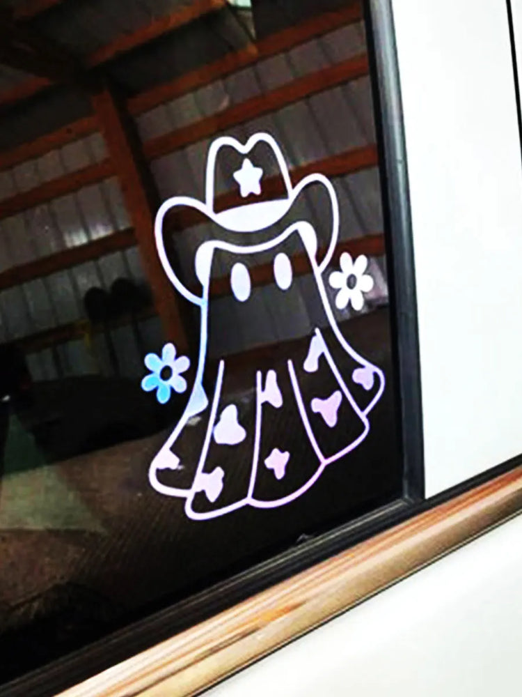 Anime Cowboy For Car Stickers Ghost Laptop Sticker Decoration Bumper Rear Window Fashion Stickers Creative Sport PVC Vinyl Decal (ONLINE ORDER ONLY)