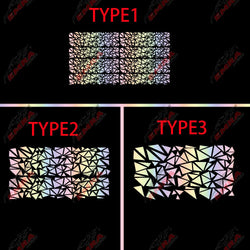 Angular Shape Sticker For Car Motorcycle Sticker Decoration Side Camouflage Kit Wrap Camo Tuning Styling Waterproof Vinyl Decals (ONLINE ORDER ONLY)