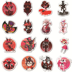 10/30/50PCS Helluva Boss Cartoon Stickers PVC Waterproof Suitcase Phone Laptop Helmet Notebook Car Bike Toys For Kids Decal Gift (ONLINE ORDER ONLY)
