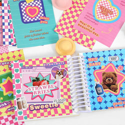 20 sheets Life Fantasy Series Scrapbooking Sticker Book Hand Account Background Decorative Sticker Label DIY Material Stationery (Online Order Only)