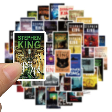 10/30/50PCS Mix Stephen Edwin King Horror Novel Stickers Poster Decals DIY Motorcycle Laptop Notebook Phone Bike Graffiti Toys (Online Order Only)