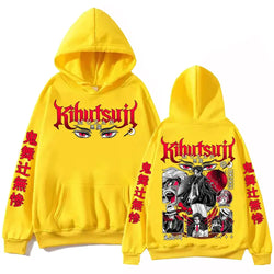 Muzan Kibutsuji Hoodie Demon Slayer Harajuku Pullover (ONLINE ORDER ONLY)