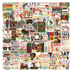 Black History Month Graffiti Stickers - Waterproof Decorative for Phone, Laptop, Scrapbook (10/30/50/100pcs) (Online Order Only)