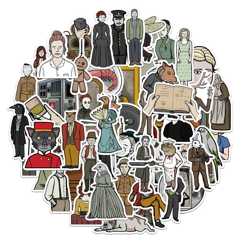 Rustylake Series Stickers: 10/30/60Pcs for Laptop, Snowboard, Luggage, Car, Fridge, DIY Decor (ONLINE ORDER ONLY)