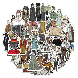 Rustylake Series Stickers: 10/30/60Pcs for Laptop, Snowboard, Luggage, Car, Fridge, DIY Decor (ONLINE ORDER ONLY)