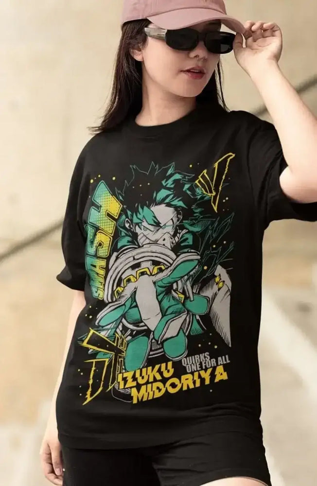 Deku Streetwear T-Shirt: Fire Style Japan Cotton Tee (ONLINE ORDER ONLY)