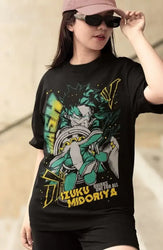 Deku Streetwear T-Shirt: Fire Style Japan Cotton Tee (ONLINE ORDER ONLY)