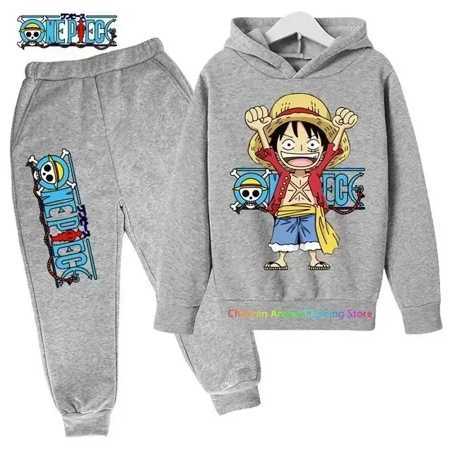 One Piece Hoodies Kids Fashion 2025 Luffy Pullover (ONLINE ORDER ONLY)