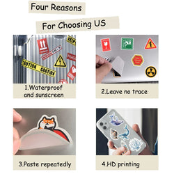 Cartoon Sticker Pack for Car, Laptop, Luggage, Motorcycle, Kid Toys, Gift (Online Order Only)