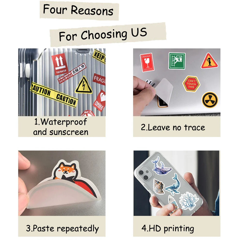 Out Of Stock Stickers Stationery Car Laptop Luggage Notebook Decals (Online Order Only)