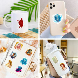 10/50pcs Cool Ancient Greek Mythology Stickers Aesthetic Character Decals DIY Stationery Phone Luggage Car Waterproof Sticker (ONLINE ORDER ONLY)