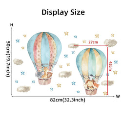 Watercolor Cartoon Animals Wall Stickers (ONLINE ORDER ONLY)