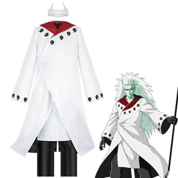 Uchiha Madara White Cosplay Costume Set | Halloween