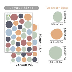 Retro Nursery Peel and Stick Stickers (ONLINE ORDER ONLY)