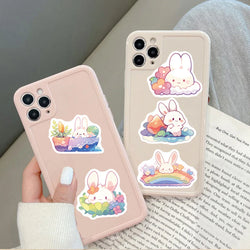10/30/50pcs Funny Cute Rainbow Rabbit Graffiti Stickers Kawaii Decals Laptop Phone Notebook Decoration Kids Classic Toy Sticker (ONLINE ORDER ONLY)