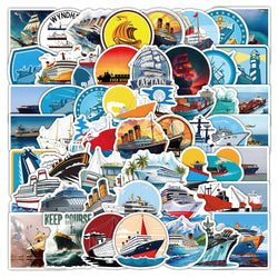 Freight Cartoon Graffiti Stickers - 10/30/50pcs Decorative Decals for Car, Luggage, Phone, Water Cup, Kids Toys (Online Order Only)