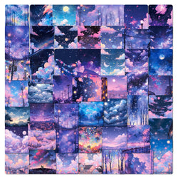 Starry Sky Aesthetic Stickers for Scrapbook Laptop Phone Car Decoration (Online Order Only)