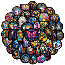 Cartoon Gothic Dark Art Stickers for Laptop, Phone, Suitcase - 10/30/50pcs (Online Order Only)