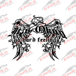 Gothic Winds It's Okay No Hard Feelings for Car Sticker Windshield Rear External Accessories Waterproof Vinyl Decals (ONLINE ORDER ONLY)