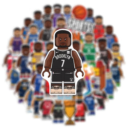 50Pcs Cool Basketball Character Graffiti Stickers Decals DIY Laptop Luggage Skateboard Car Bike Decoration Sticker Toys (ONLINE ORDER ONLY)