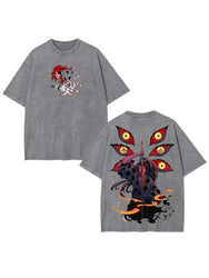 Demon Slayer Kokushibo Graphic T-shirt Harajuku Vintage (ONLINE ORDER ONLY)