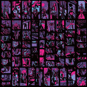 10/30/72PCS Dark Tarot Cards Purple Cool Stickers Decoration For Phone Laptop Notebook Skateboard Bike Car Wall Decals Toys Gift (ONLINE ORDER ONLY)