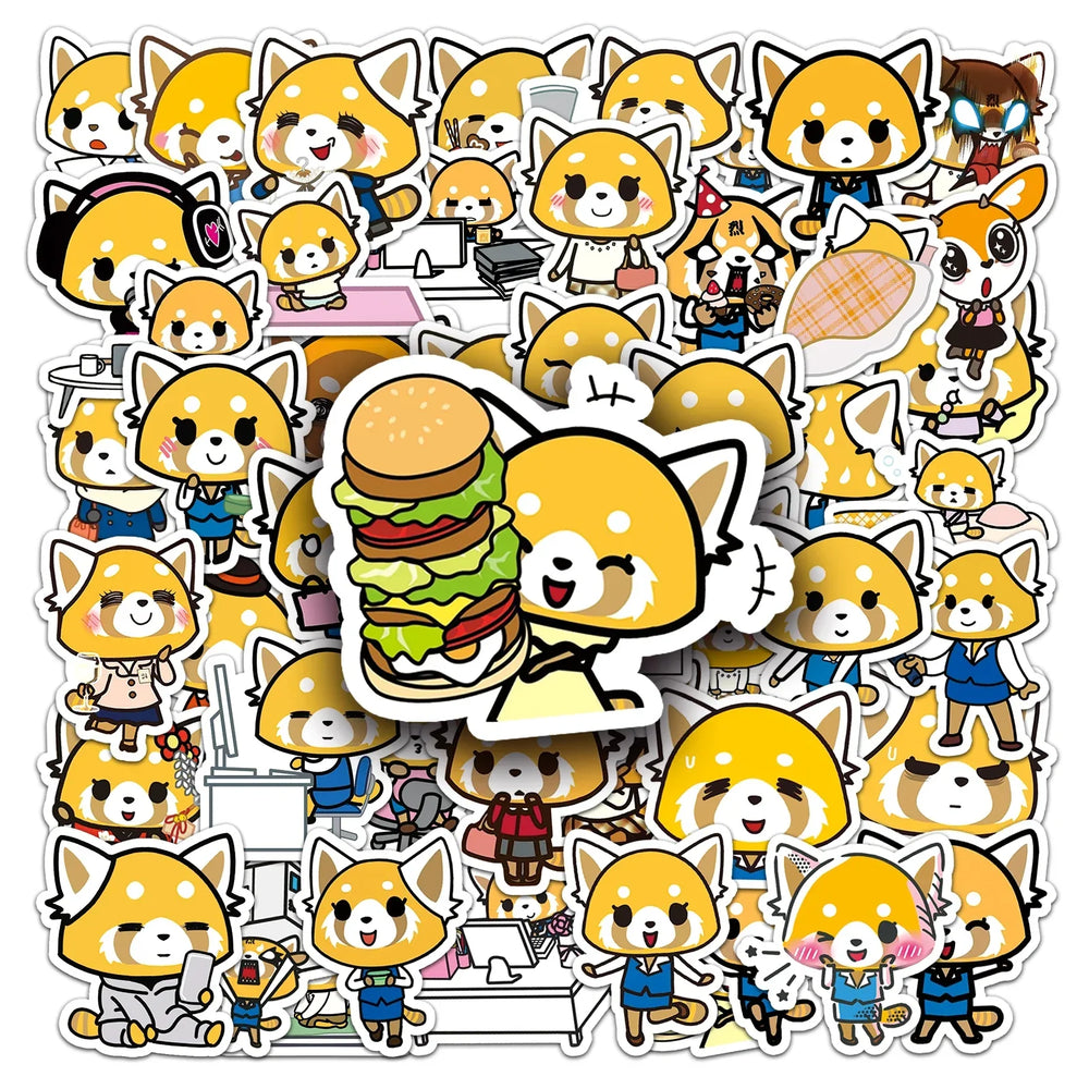 50 Cute Cartoon Graffiti Stickers for Laptop, Guitar, Skateboard, Suitcase - Personalized Decoration (ONLINE ORDER ONLY)