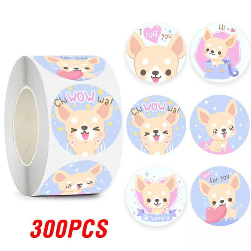 100-500pcs  Cute Reward Stickers Animal Sticker for Kid Classic Toy Gift Decor School Teacher Encouragement Sticker (ONLINE ORDER ONLY)