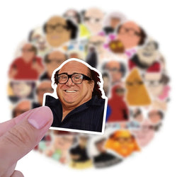 10/60pcs Funny Danny Devito Stickers Decoration Suitcase Scrapbooking Laptop Phone Stationery Japan Manga Kid Toy (ONLINE ORDER ONLY)