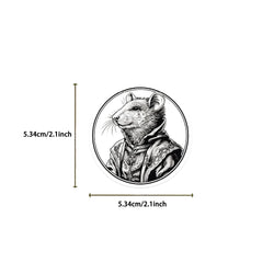50PCS Black And White Medieval Style Sticker Graffiti Personality Trend Guitar Water Cup Computer Suitcase Sticker Wholesale﻿ (ONLINE ORDER ONLY)