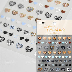 Graffiti Line Love Heart Cool Personal Hollow Out English Letter Y2k Self Adhesive Nail Art Decorations Sticker Manicure Decals (ONLINE ORDER ONLY)