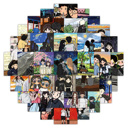 Cartoon Stickers Set: DIY Scrapbook, Laptop, Bike, Skateboard (ONLINE ORDER ONLY)