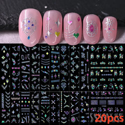 30pcs 3D Daisy Design Nail Art Sticker Set Acrylic Sanding Colorful Floral Decals Self-Adhesive Nail Art Supplies DIY Manicure * (ONLINE ORDER ONLY)