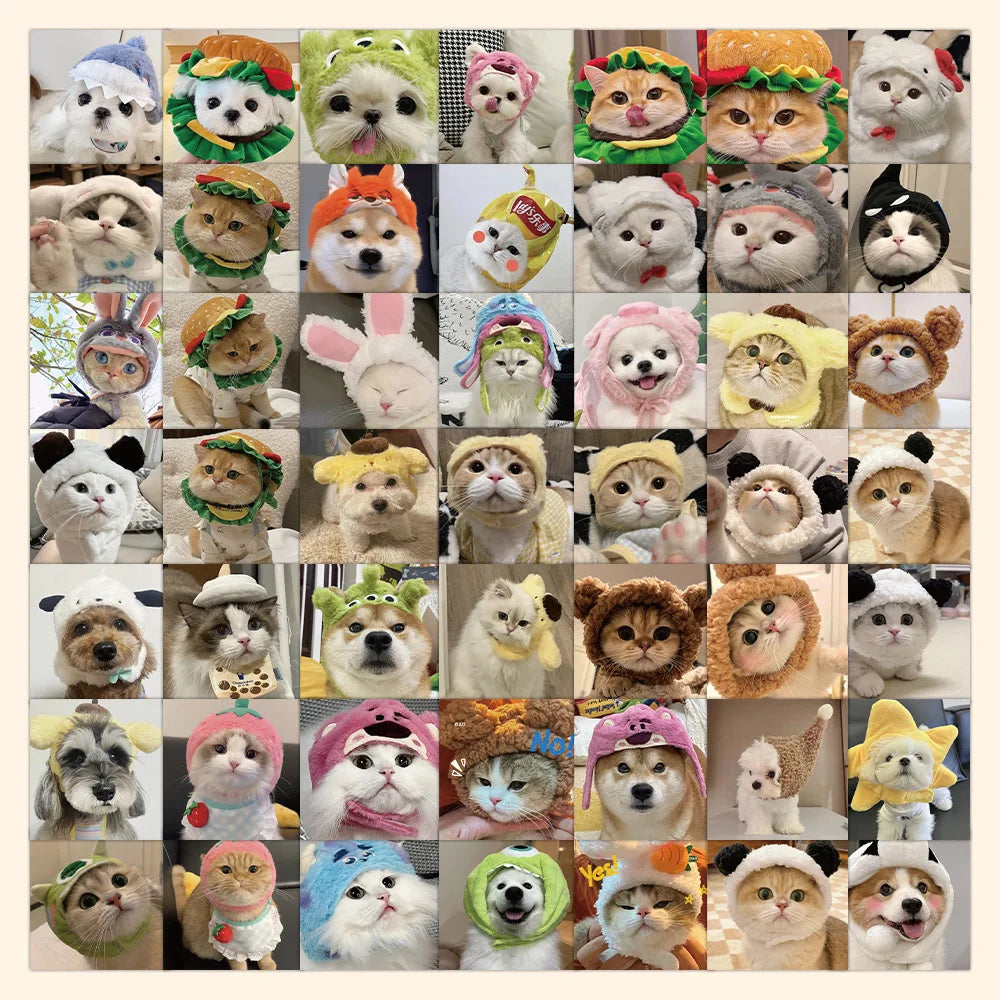Kawaii Dog Cat Stickers Cartoon DIY Decoration for Skateboard Phone Helmet Fridge Laptop Notebook (ONLINE ORDER ONLY)