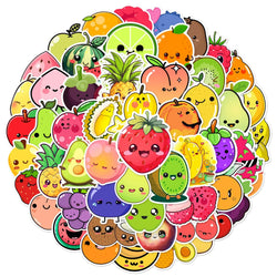 Kawaii Fruit Meme Stickers 10/30/60pcs for DIY Decor Scrapbooking Laptop Phone (Online Order Only)