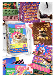 20 sheets Life Fantasy Series Scrapbooking Sticker Book Hand Account Background Decorative Sticker Label DIY Material Stationery (Online Order Only)