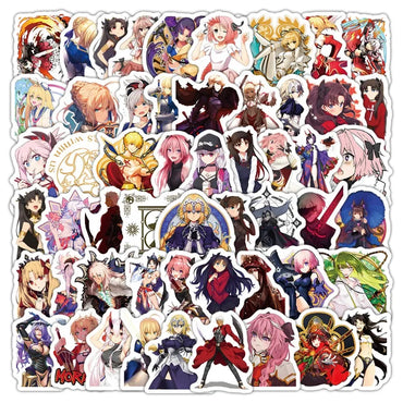 100pcs Gilgamesh Cartoon Stickers for Laptop, Phone, Car, Scooter, Suitcase, Water Bottle, Stationery, Refrigerator Decoration (ONLINE ORDER ONLY)