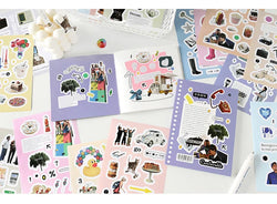 20 Sheets Future Expectation Series Stickers Book Scrapbooking Journal Creative Stationery DIY Decorative Stickers Aesthetic (ONLINE ORDER ONLY)