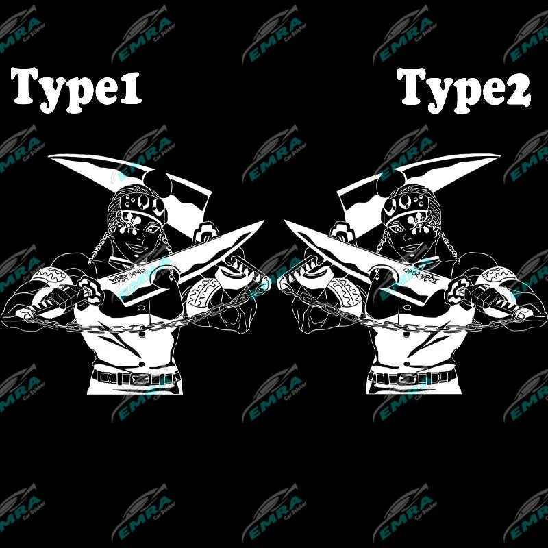 Japanese Anime Stickers For Car Sticker Decoration Door Hood Die Cutting Personality PVC Vinyl Decals  External Accessories (ONLINE ORDER ONLY)