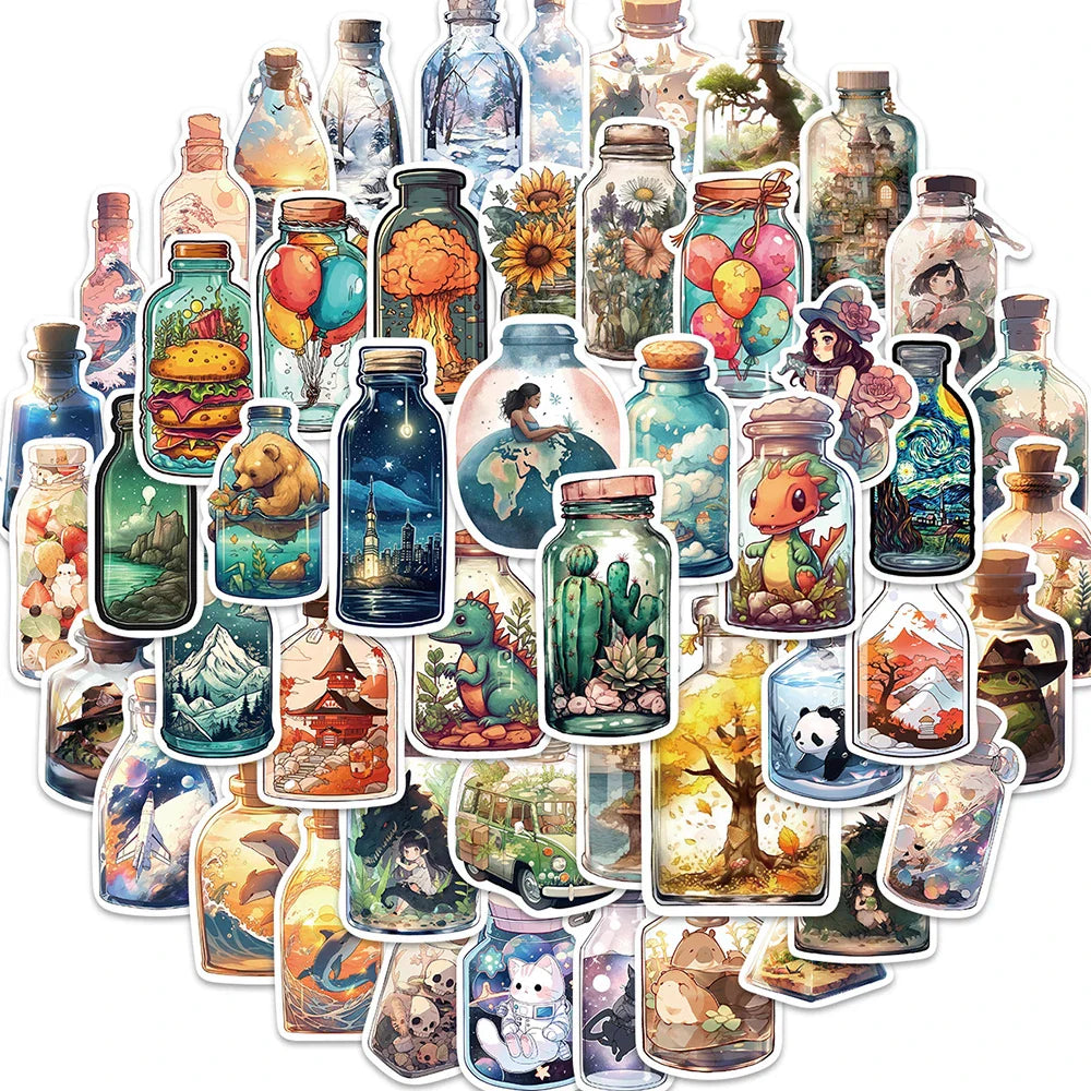 Cartoon Stickers Pack for Luggage, Skateboard, DIY, Graffiti, Cute Decals (Online Order Only)